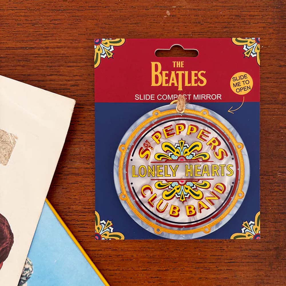 THE BEATLES ビートルズ (来日 60周年 ) - Sgt. Pepper's Lonely Hearts Club Band / コンパクトミラー / ファッション雑貨