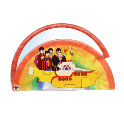 THE BEATLES ビートルズ (来日 60周年 ) - Yellow Submarine / コンパクトミラー / ファッション雑貨