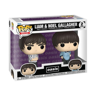 【予約商品】 OASIS オアシス (映画「オアシス：ドント・ルック・バック・イン・アンガー」公開 ) - Liam and Noel Gallagher Funko Pop! Vinyl Figure 2-Pack / フィギュア・人形