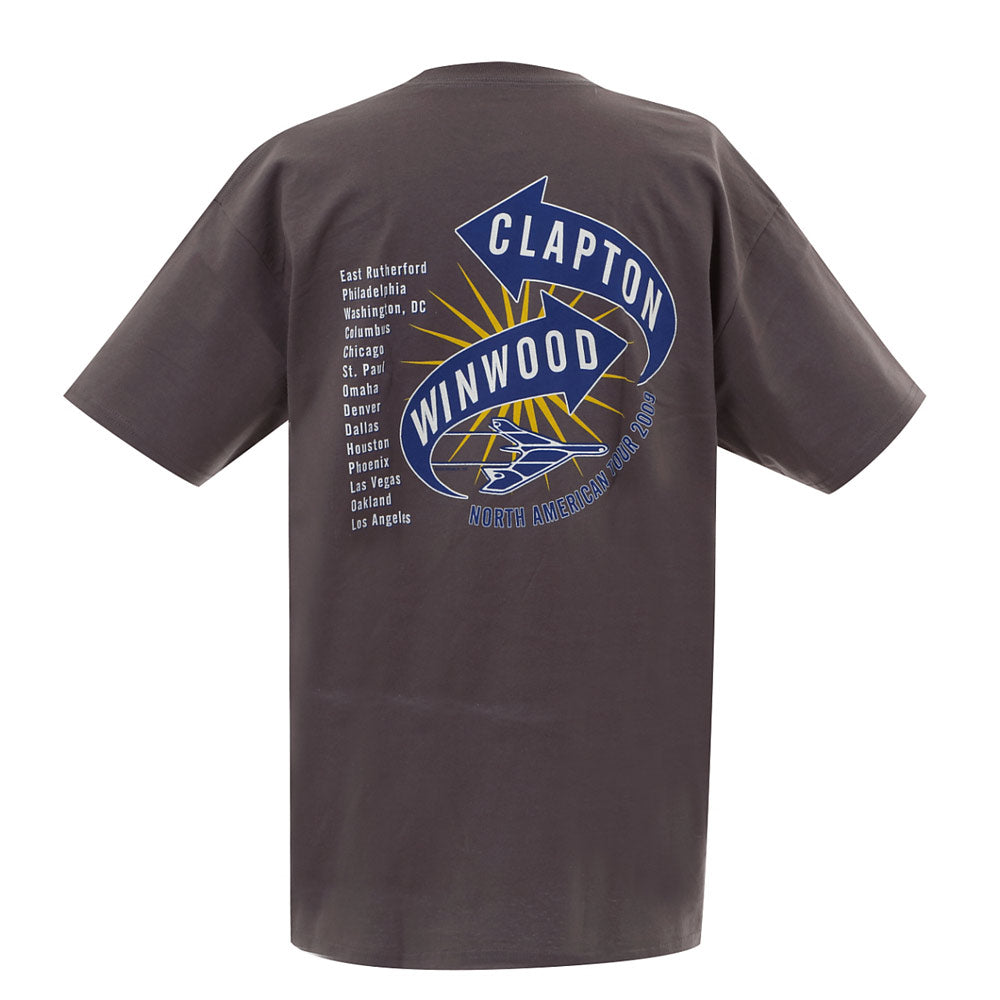 ERIC CLAPTON エリッククラプトン - Clapton / Winwood Arrow 2009 / バックプリントあり / 会場限定商品 / レア / ヴィンテージ / Tシャツ / メンズ