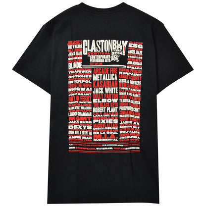 フェス公式Tシャツ GLASTONBURY グラストンベリー - FESTIVAL 2014 （超レア） / バックプリントあり / ヴィンテージ / Tシャツ / メンズ