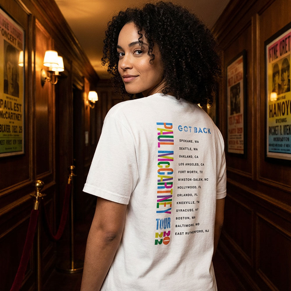 PAUL MCCARTNEY ポールマッカートニー (新譜 発売記念 ) - GOT BACK TOUR / バックプリントあり / Tシャツ / メンズ