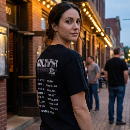 PAUL MCCARTNEY ポールマッカートニー - GUITAR LIVE / バックプリントあり / Tシャツ / メンズ