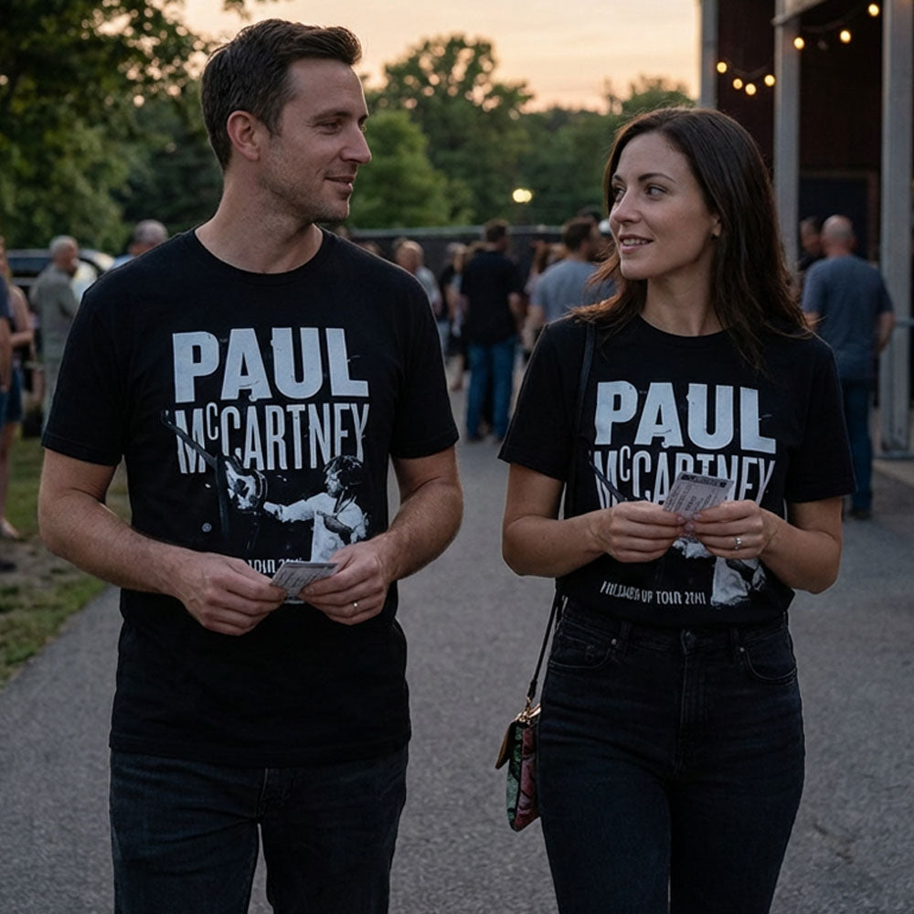 PAUL MCCARTNEY ポールマッカートニー - GUITAR LIVE / バックプリントあり / Tシャツ / メンズ