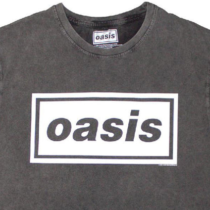 OASIS オアシス (結成 35周年 ) - Decca Logo / Stone Wash / Tシャツ / メンズ