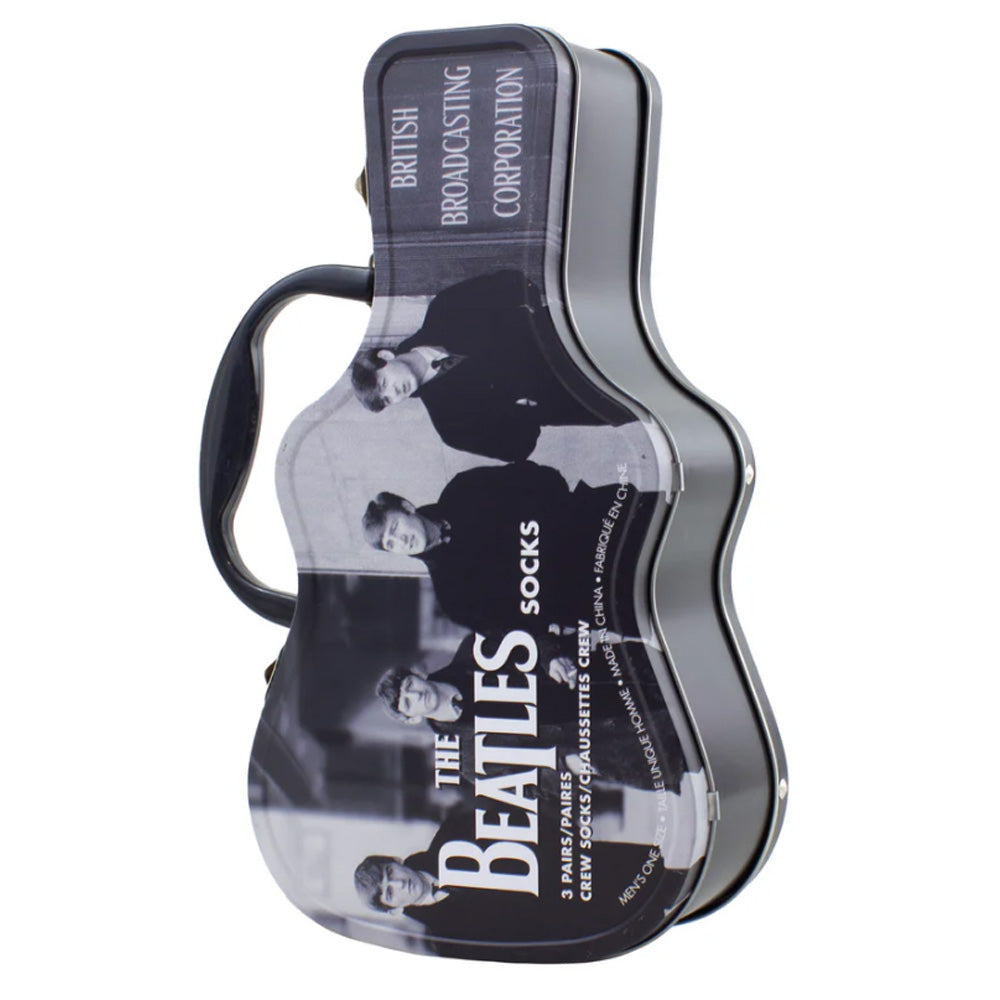 THE BEATLES ビートルズ (来日 60周年 ) - GUITAR TIN SOCK BOX / 3足セット / ソックス / メンズ