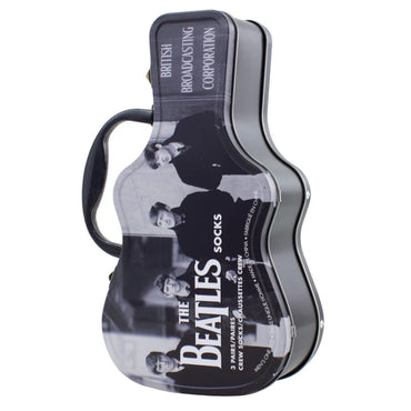 THE BEATLES ビートルズ (来日 60周年 ) - GUITAR TIN SOCK BOX / 3足セット / ソックス / メンズ