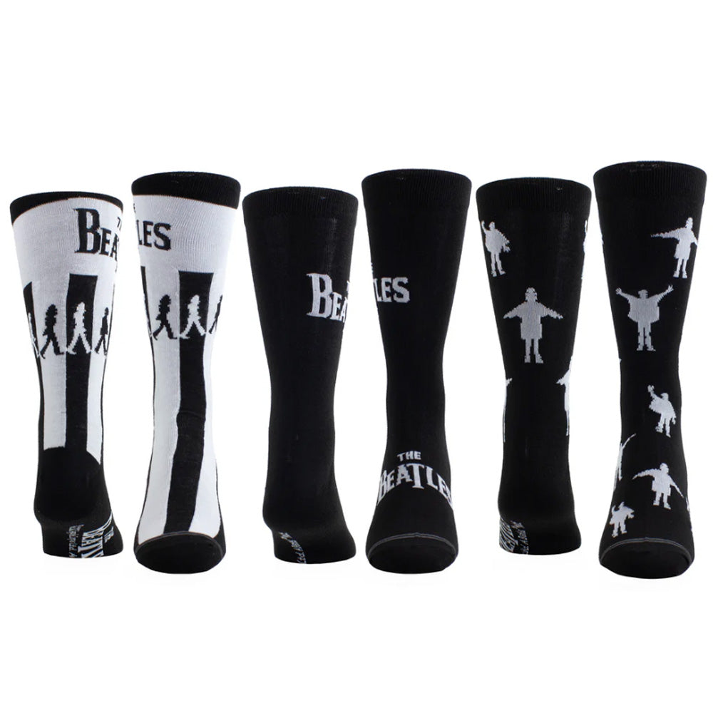 THE BEATLES ビートルズ (来日 60周年 ) - GUITAR TIN SOCK BOX / 3足セット / ソックス / メンズ
