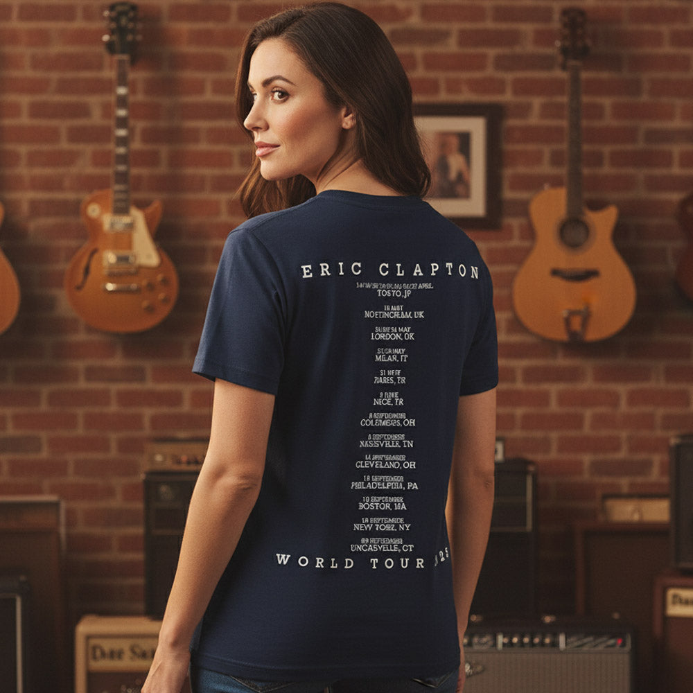 ERIC CLAPTON エリッククラプトン - Slowhand Tour 2025 / Tシャツ