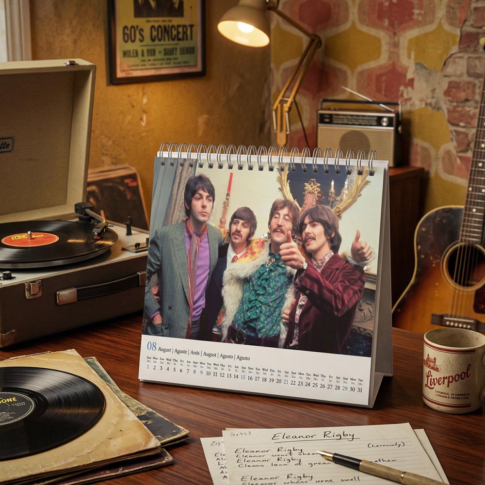 【予約商品】 THE BEATLES ビートルズ (来日 60周年 ) - 2027 DESK CALENDAR / 卓上 / カレンダー・ダイアリー