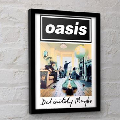 OASIS オアシス (結成 35周年 ) - DEFINITELY MAYBE / インテリア額