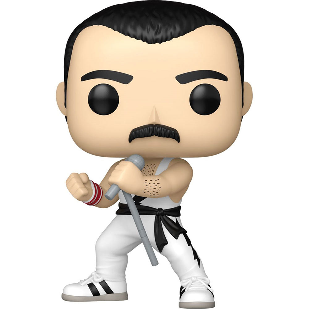 QUEEN - (フレディ 生誕 80年 ) - Freddy Mercury (White Singlet) Funko Pop! Vinyl Figure #496
