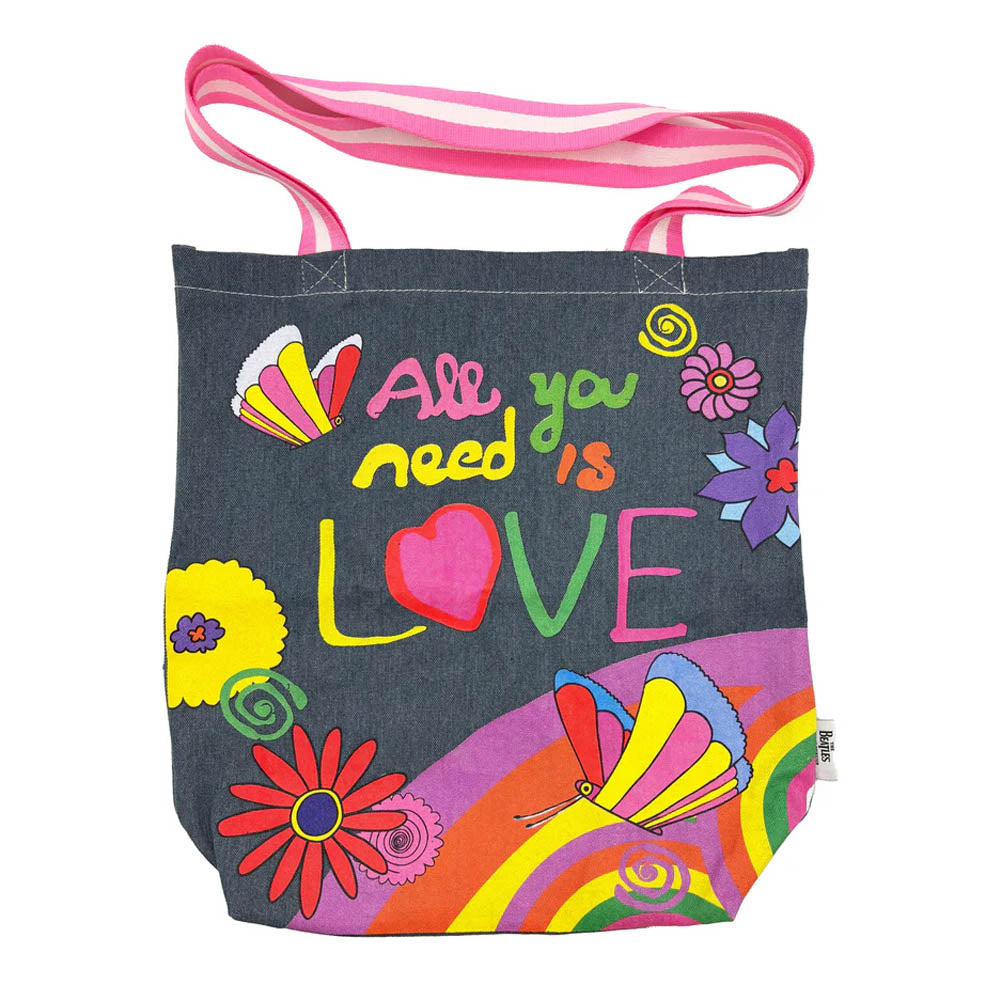 THE BEATLES ビートルズ (来日 60周年 ) - All you need is Love Tote / トートバッグ
