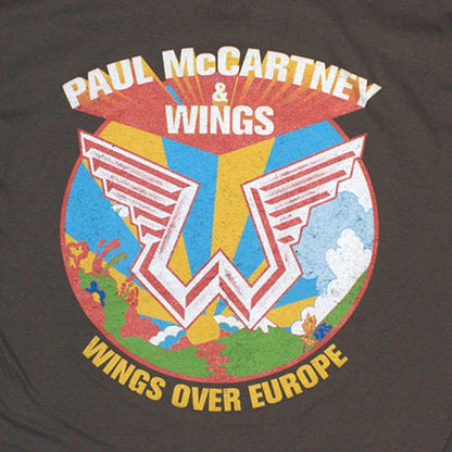 【予約商品】 PAUL MCCARTNEY ポールマッカートニー - Wings Over Europe / バックプリントあり / Tシャツ / メンズ