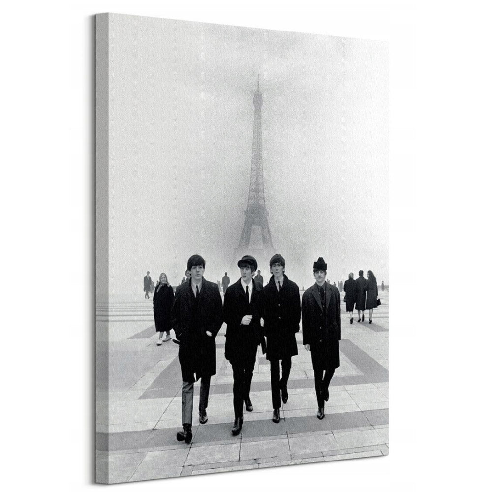 THE BEATLES ビートルズ (来日 60周年 ) - PARIS / キャンバス・プリント木枠（60×80×3.8cm） / インテリア額