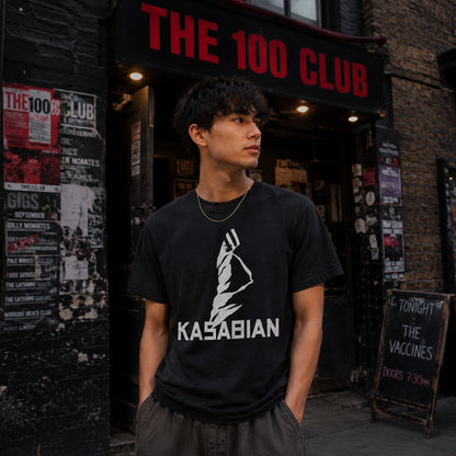 KASABIAN カサビアン (SUMMER SONIC 2026 出演 ) - ULTRA FACE 2004 TOUR (復刻ツアーTシリーズ) / バックプリントあり / Tシャツ / メンズ