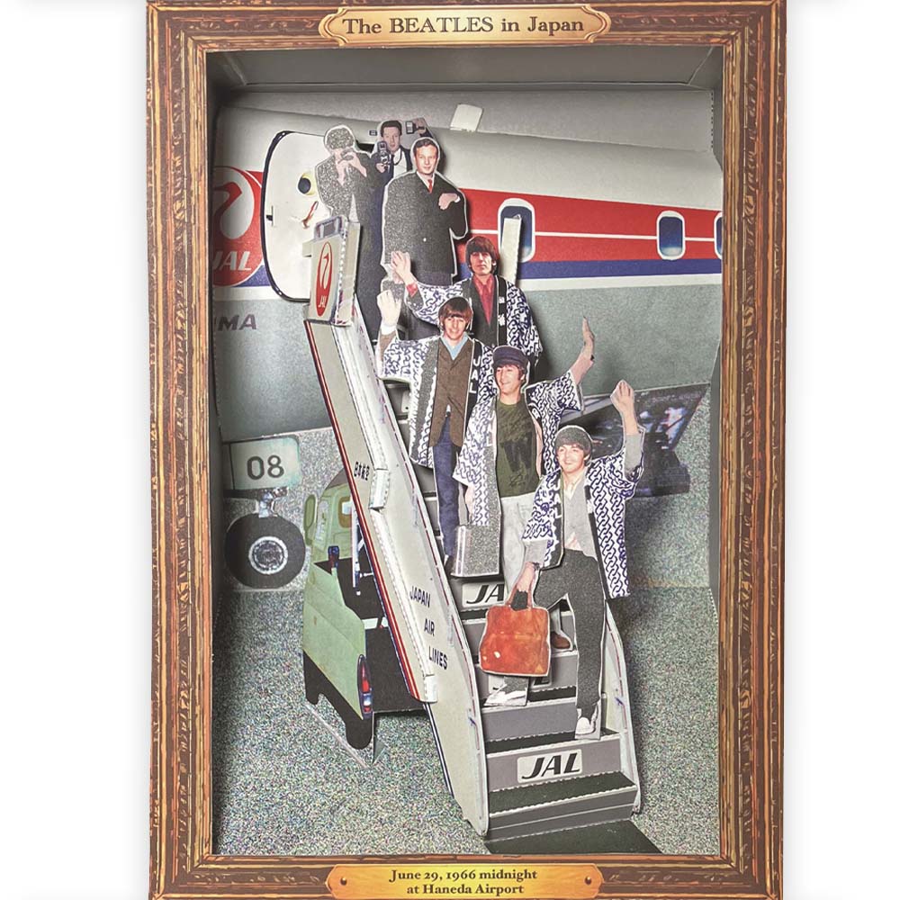 THE BEATLES - (来日 60周年 ) - Japan Visit 1966 / Tatebanko Paper Diorama Kit