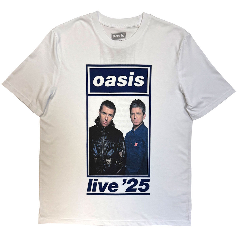 OASIS オアシス (結成 35周年 ) - Colour Photo Live '25 World Tour / バックプリントあり / ツアー会場限定 / Tシャツ / メンズ