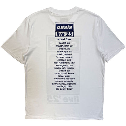 OASIS オアシス (結成 35周年 ) - Colour Photo Live '25 World Tour / バックプリントあり / ツアー会場限定 / Tシャツ / メンズ