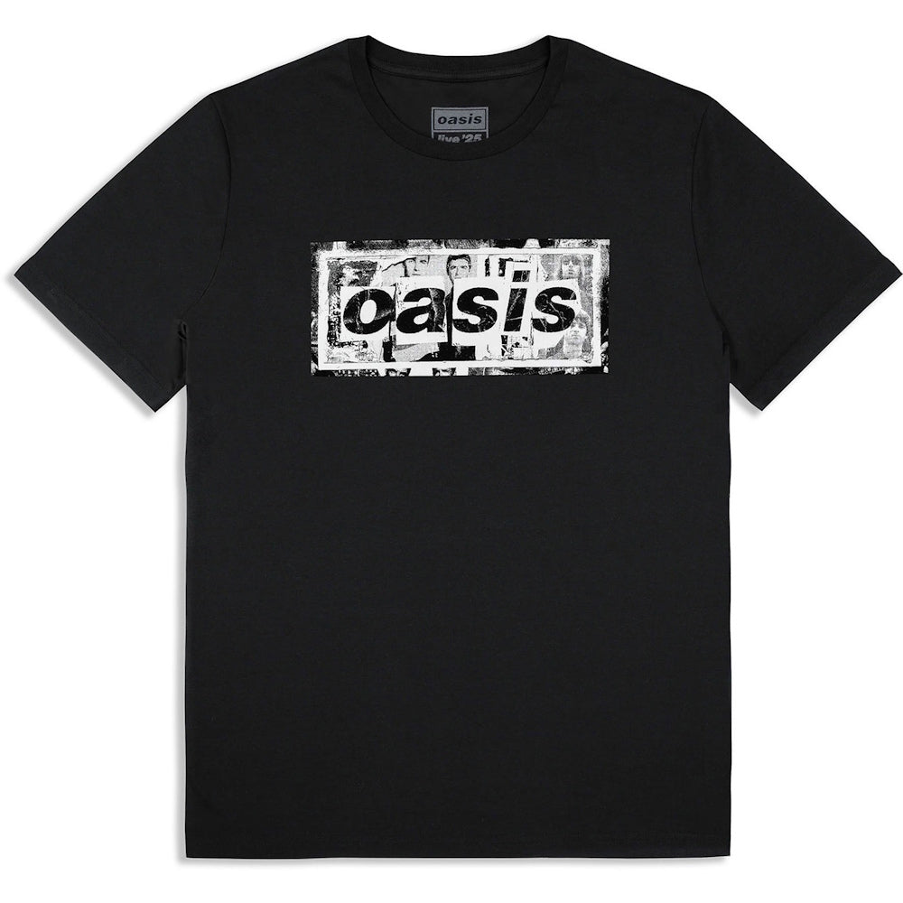 OASIS オアシス (映画「オアシス：ドント・ルック・バック・イン・アンガー」公開 ) - Collage Live '25 World Tour / ツアー会場限定 / Tシャツ / メンズ