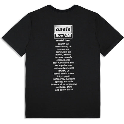 OASIS オアシス (結成 35周年 ) - Wonderwall Live 25 World Tour / ツアー会場限定 / Tシャツ / メンズ