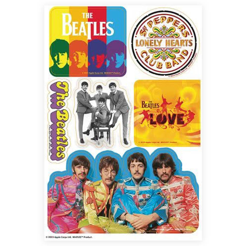 THE BEATLES ビートルズ (来日 60周年 ) - Tech Sticker（37種類） / ステッカー