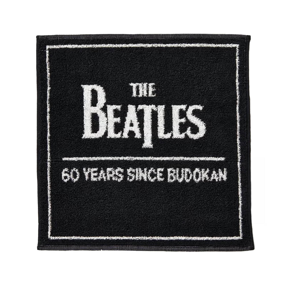 THE BEATLES - (来日 60周年 ) - Budokan 60th / タオルハンカチ / Black / 60周年記念限定モデル / IKEUCHI ORGANIC（ブランド）