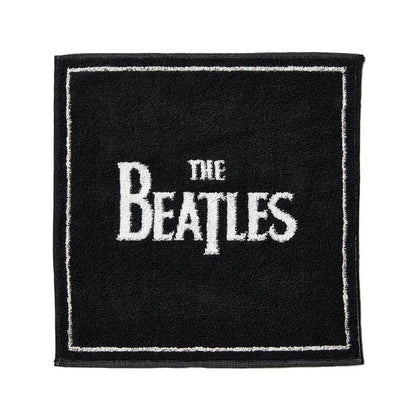 THE BEATLES - (来日 60周年 ) - Logo / タオルハンカチ / Black / 60周年記念限定モデル / IKEUCHI ORGANIC（ブランド）