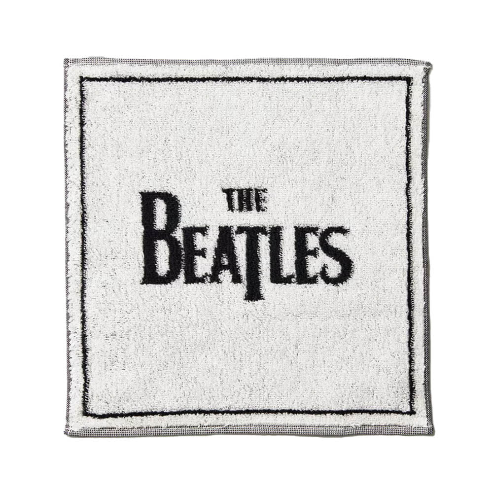 THE BEATLES - (来日 60周年 ) - Logo / タオルハンカチ / White / 60周年記念限定モデル / IKEUCHI ORGANIC（ブランド）