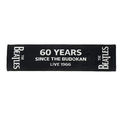 THE BEATLES - (来日 60周年 ) - Beatles Budokan 60th / マフラータオル / Black / 60周年記念限定モデル / IKEUCHI ORGANIC（ブランド）
