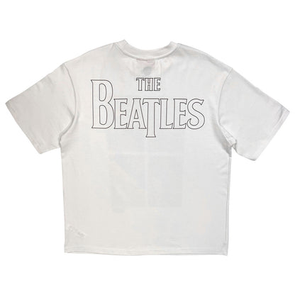 THE BEATLES ビートルズ (来日 60周年 ) - Four Portrait / バックプリントあり / Stone Wash / Tシャツ / メンズ