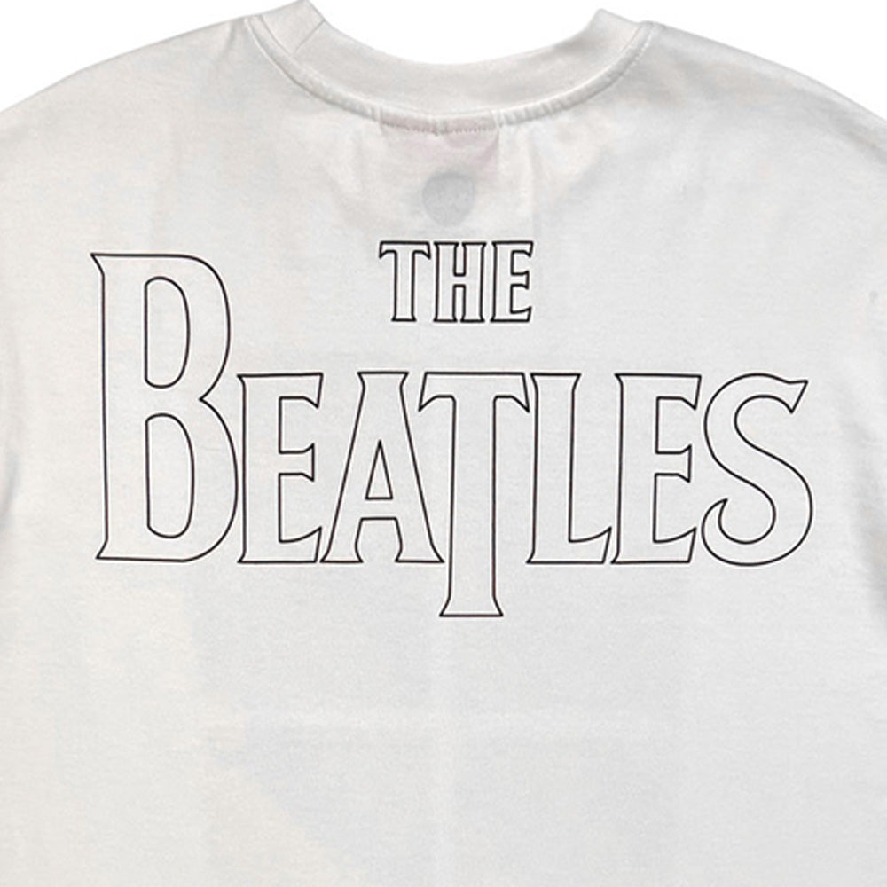 THE BEATLES ビートルズ (来日 60周年 ) - Four Portrait / バックプリントあり / Stone Wash / Tシャツ / メンズ