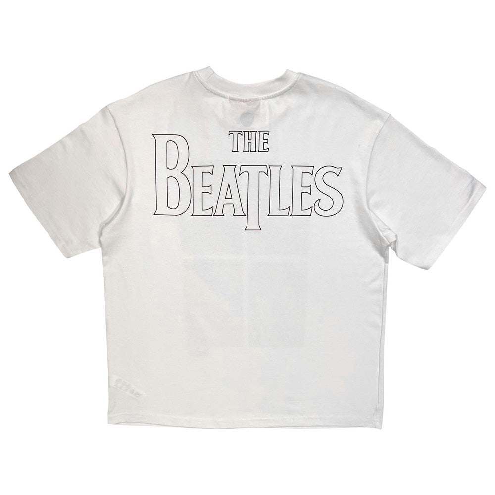 【予約商品】 THE BEATLES ビートルズ (来日 60周年 ) - Four Portrait / バックプリントあり / Stone Wash / Tシャツ / メンズ