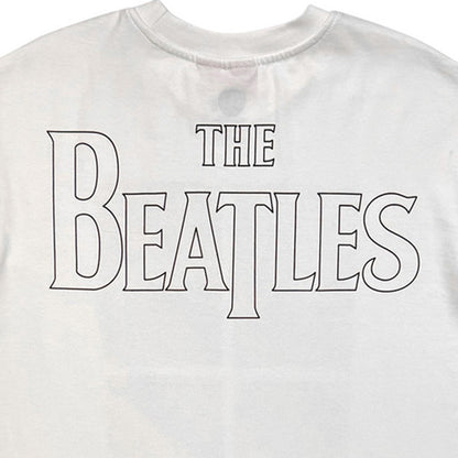 【予約商品】 THE BEATLES ビートルズ (来日 60周年 ) - Four Portrait / バックプリントあり / Stone Wash / Tシャツ / メンズ