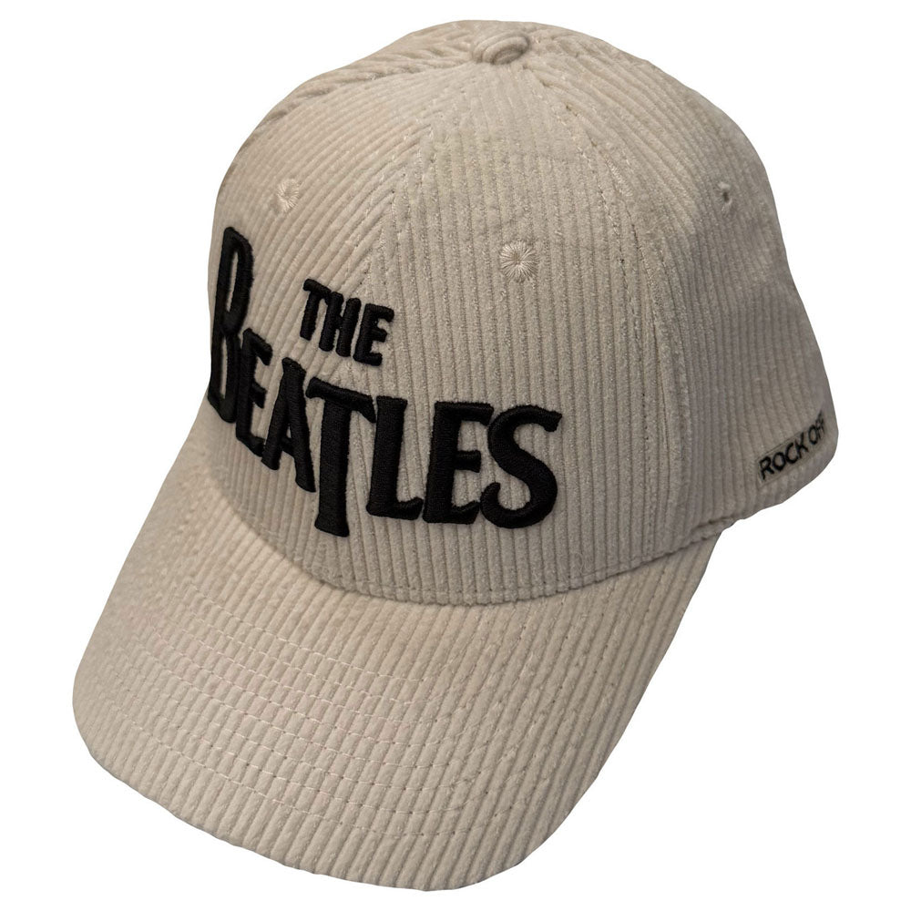 THE BEATLES ビートルズ (来日 60周年 ) - Drop T Logo & Apple Corduroy / キャップ / メンズ