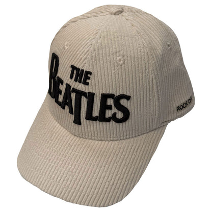 THE BEATLES ビートルズ (来日 60周年 ) - Drop T Logo & Apple Corduroy / キャップ / メンズ