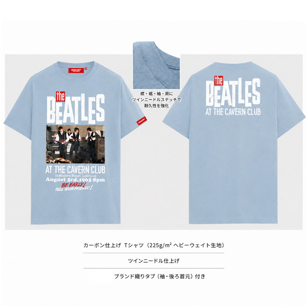 THE BEATLES ビートルズ (来日 60周年 ) - Cavern / バックプリントあり / プレミアムコットン仕様 / Tシャツ / メンズ