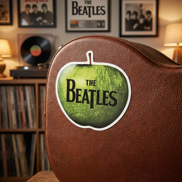 THE BEATLES ビートルズ (来日 60周年 ) - Apple Logo / ステッカー