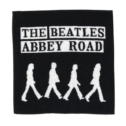 THE BEATLES - (来日 60周年 ) - ABBEY ROAD / ハンカチタオル / Black / IKEUCHI ORGANIC（ブランド）
