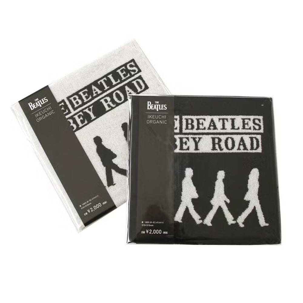 THE BEATLES ビートルズ (来日 60周年 ) - ABBEY ROAD / ハンカチタオル / Black / IKEUCHI ORGANIC（ブランド） / タオル