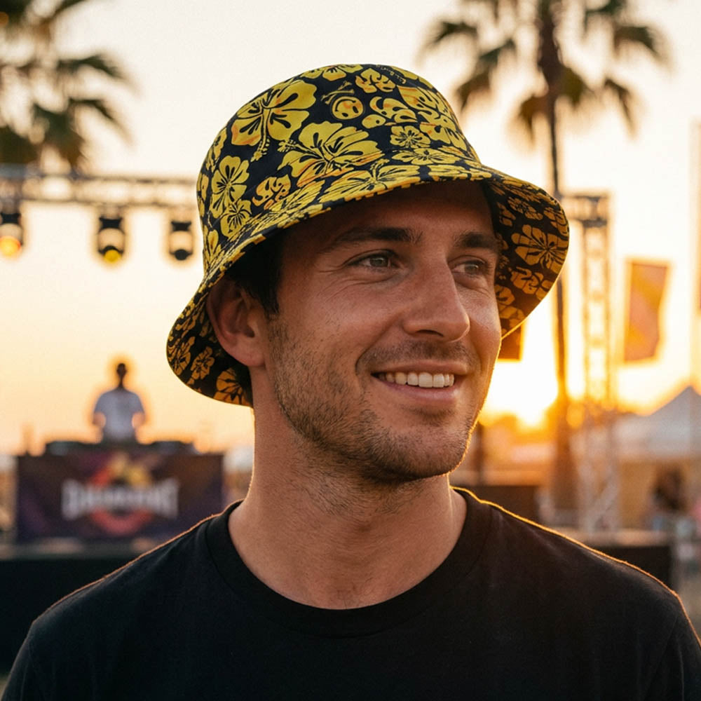 【予約商品】 FATBOY SLIM ファットボーイスリム (30周年 ) - Hawaiian Pattern / All Over Print / キャップ / メンズ