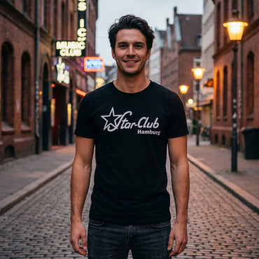 THE BEATLES ビートルズ (来日 60周年 ) - Star Club, Hamburg / Logo / Tシャツ / メンズ