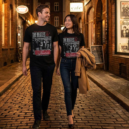 【予約商品】 THE BEATLES ビートルズ (来日 60周年 ) - Star Club, Hamburg / Tシャツ / メンズ