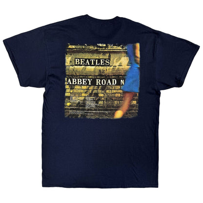 【予約商品】 THE BEATLES ビートルズ (来日 60周年 ) - Vintage Abbey Road / バックプリントあり / Tシャツ / メンズ