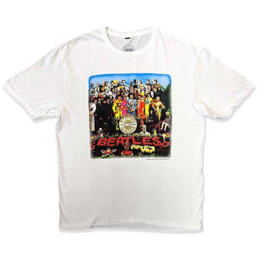 THE BEATLES ビートルズ (来日 60周年 ) - Vintage Sgt Pepper / バックプリントあり / Tシャツ / メンズ