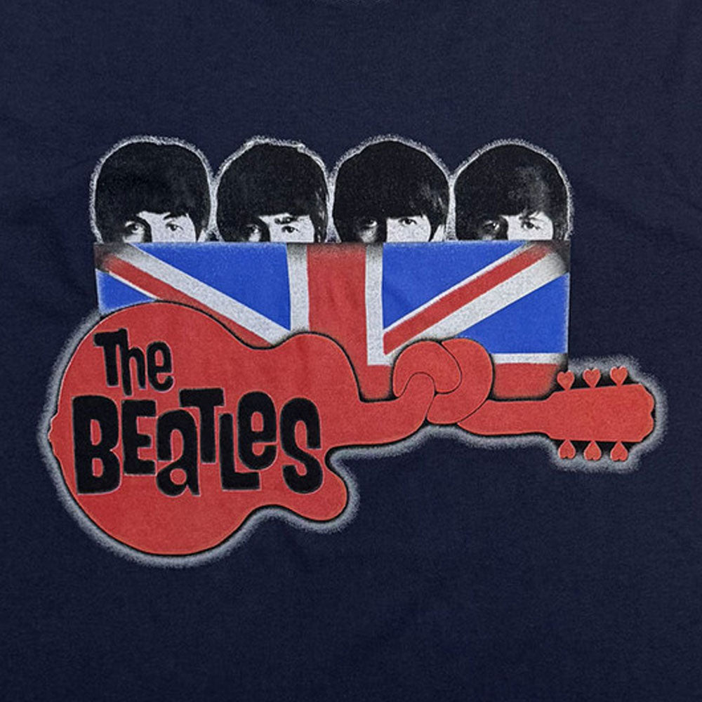 【予約商品】 THE BEATLES ビートルズ (来日 60周年 ) - Guitar & Flag / Tシャツ / メンズ