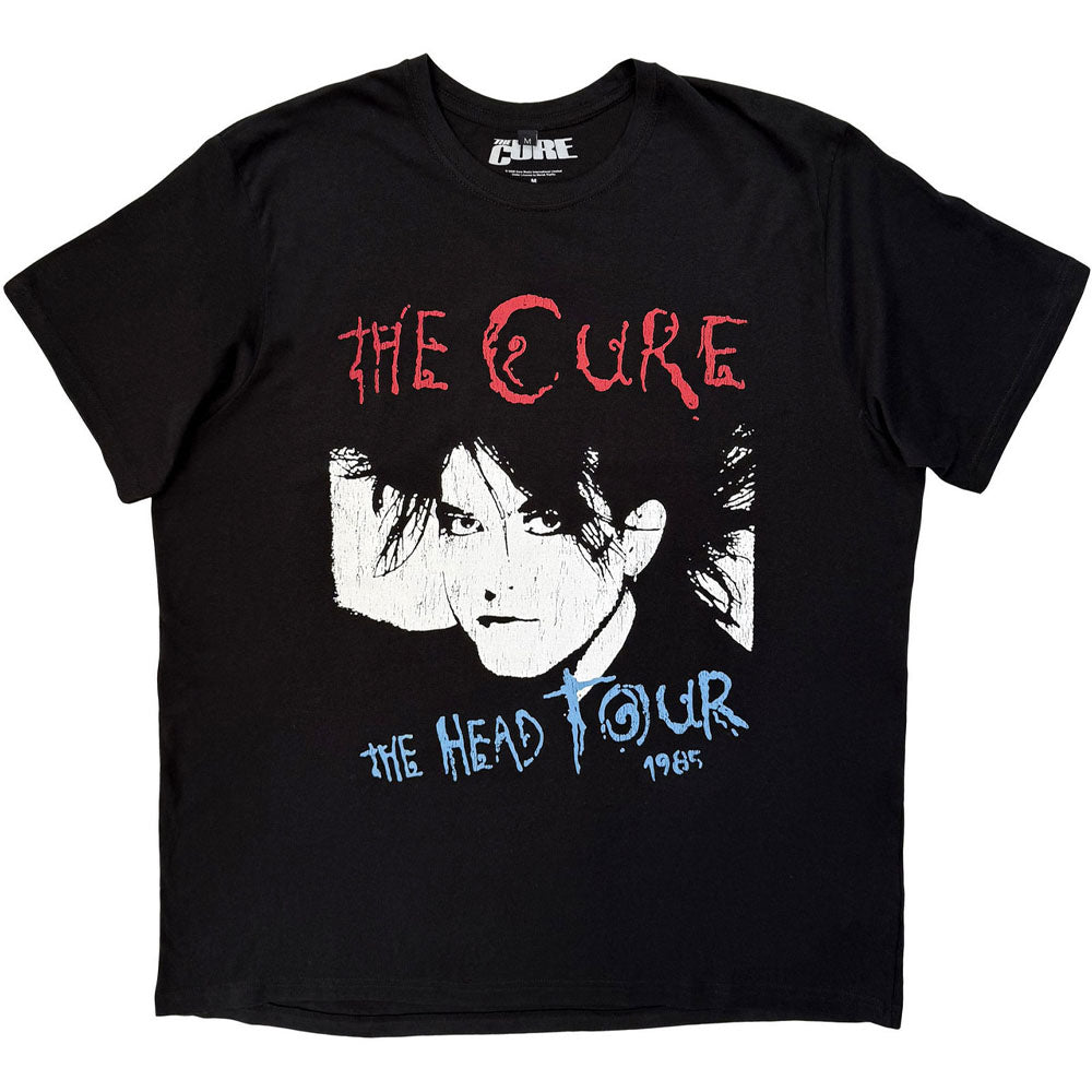 【予約商品】 CURE キュアー (結成 50周年 ) - The Head Tour '85 / バックプリントあり / カーボンソフト加工 / Tシャツ / メンズ