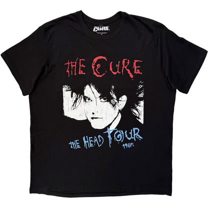 【予約商品】 CURE キュアー (結成 50周年 ) - The Head Tour '85 / バックプリントあり / カーボンソフト加工 / Tシャツ / メンズ