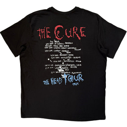 【予約商品】 CURE キュアー (結成 50周年 ) - The Head Tour '85 / バックプリントあり / カーボンソフト加工 / Tシャツ / メンズ