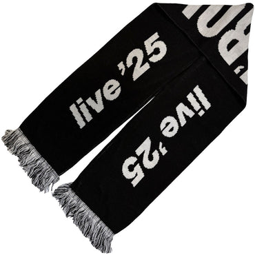 【予約商品】 OASIS オアシス (映画「オアシス：ドント・ルック・バック・イン・アンガー」公開 ) - Live '25 Football / Black & White / ツアー会場限定 / スカーフ・マフラー